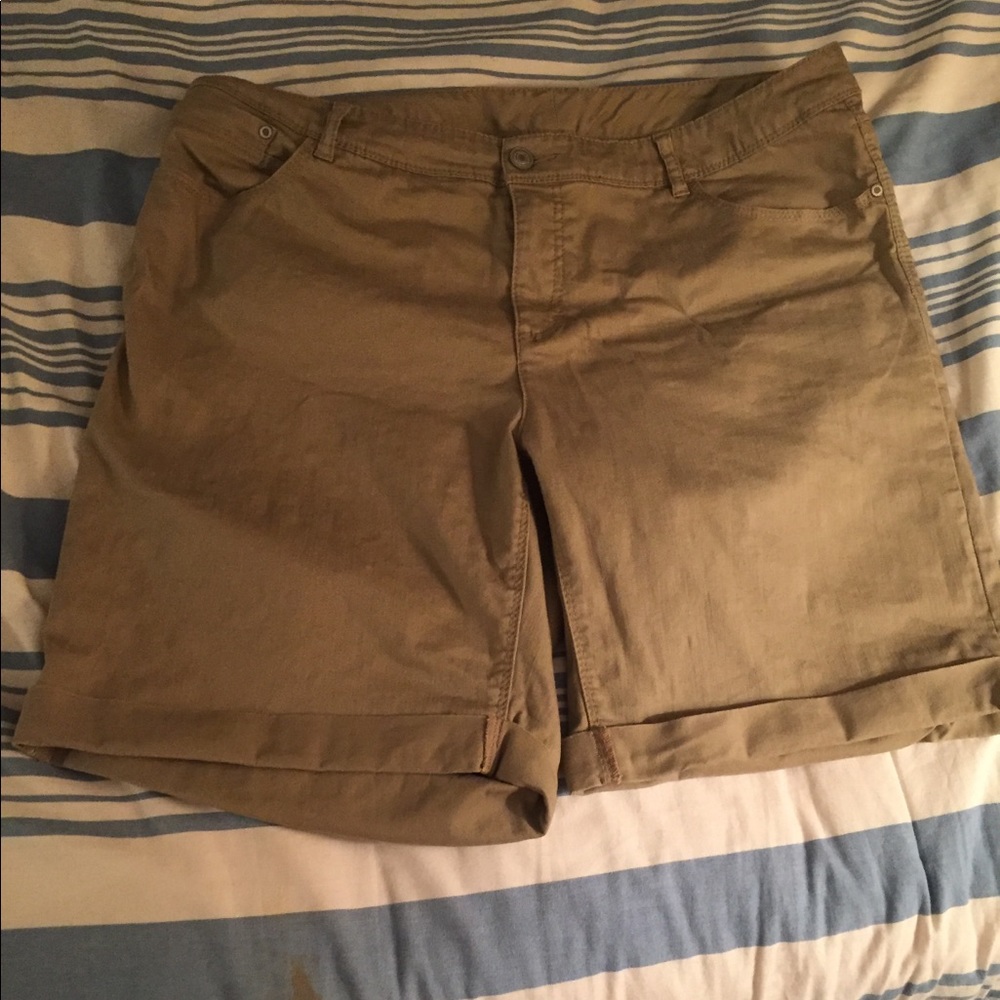 Tan Faded Glory  Shorts